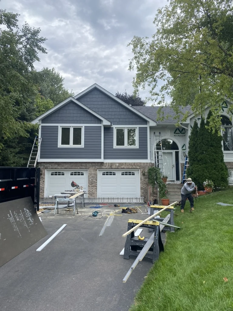 Siding Installation — In Progress